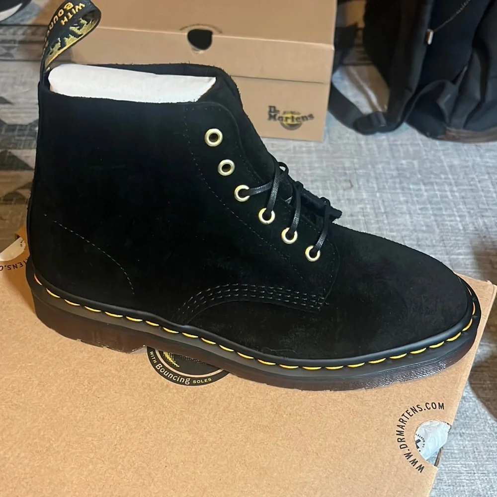 Dr. Martens Shoes, Women’s Size 9, Black Suede - Picture 1 of 5